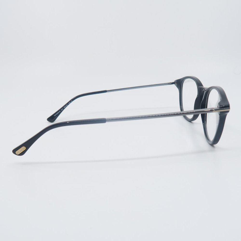 Tom Ford TF 5553-B 001 50mm Black-Gunmetal-Blue Light Block, New Eyeglasses. - Picture 5 of 7